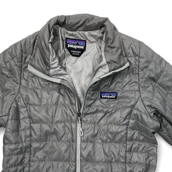 Patagonia Puffer Jacket Silver Gray Lightweight Primaloft Insulated Women's S - Picture 4 of 11